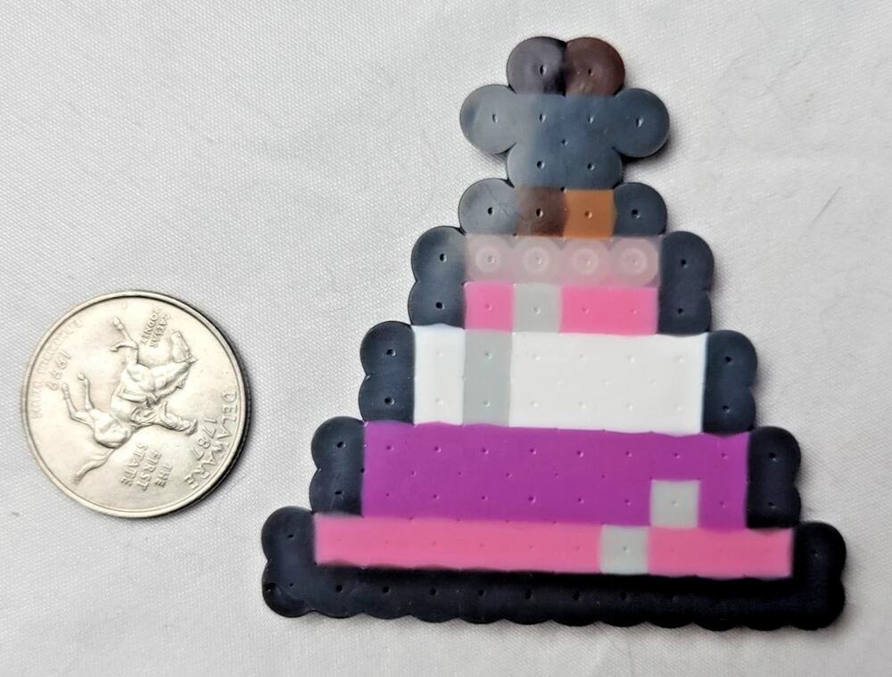 Sapphic LGBT Potion Perler Pixel Art